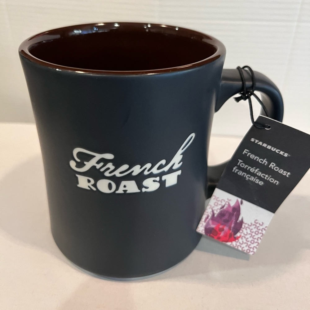 Starbucks 2011 “French Roast” embossed mug - brand new